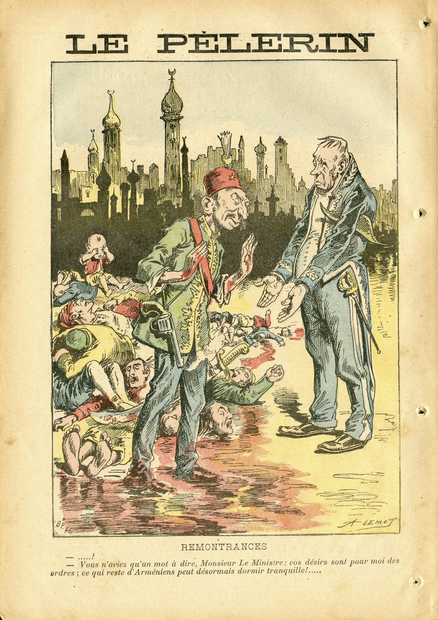 Illustratie van Achille Lemot in Le Pelerin door Achille Lemot