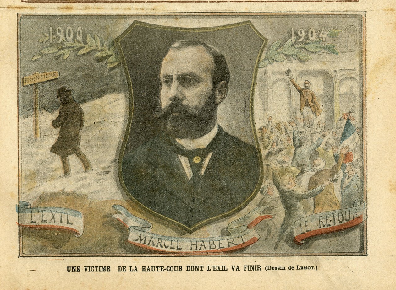 Illustratie van Achille Lemot (1846-1909) in Le Pelerin door Achille Lemot