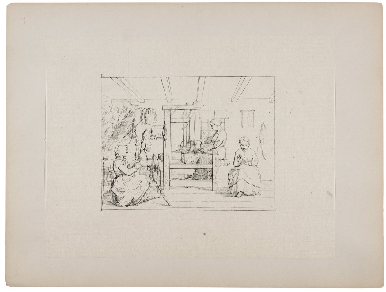 Kleding maken voor de jongens in het leger, ca. 1880-90 door Adalbert John Volck