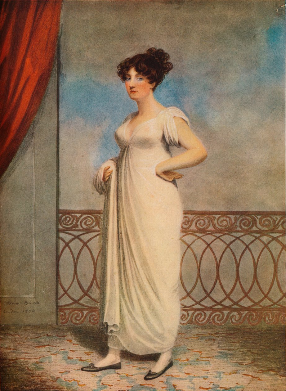 Portret van een dame door Adam Buck