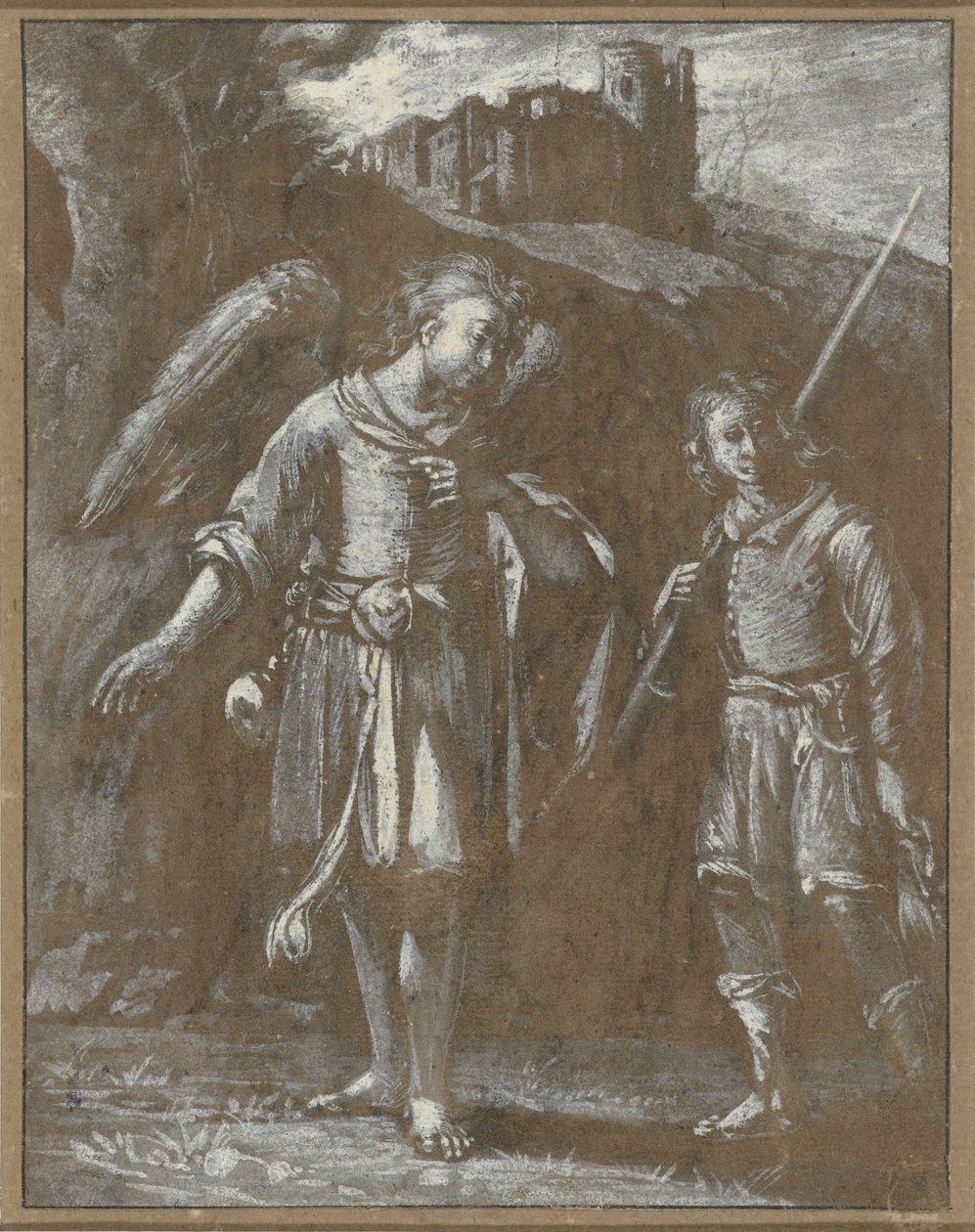 Duits: Tobias und der Engel Tobias en de Engel
























" door Adam Elsheimer