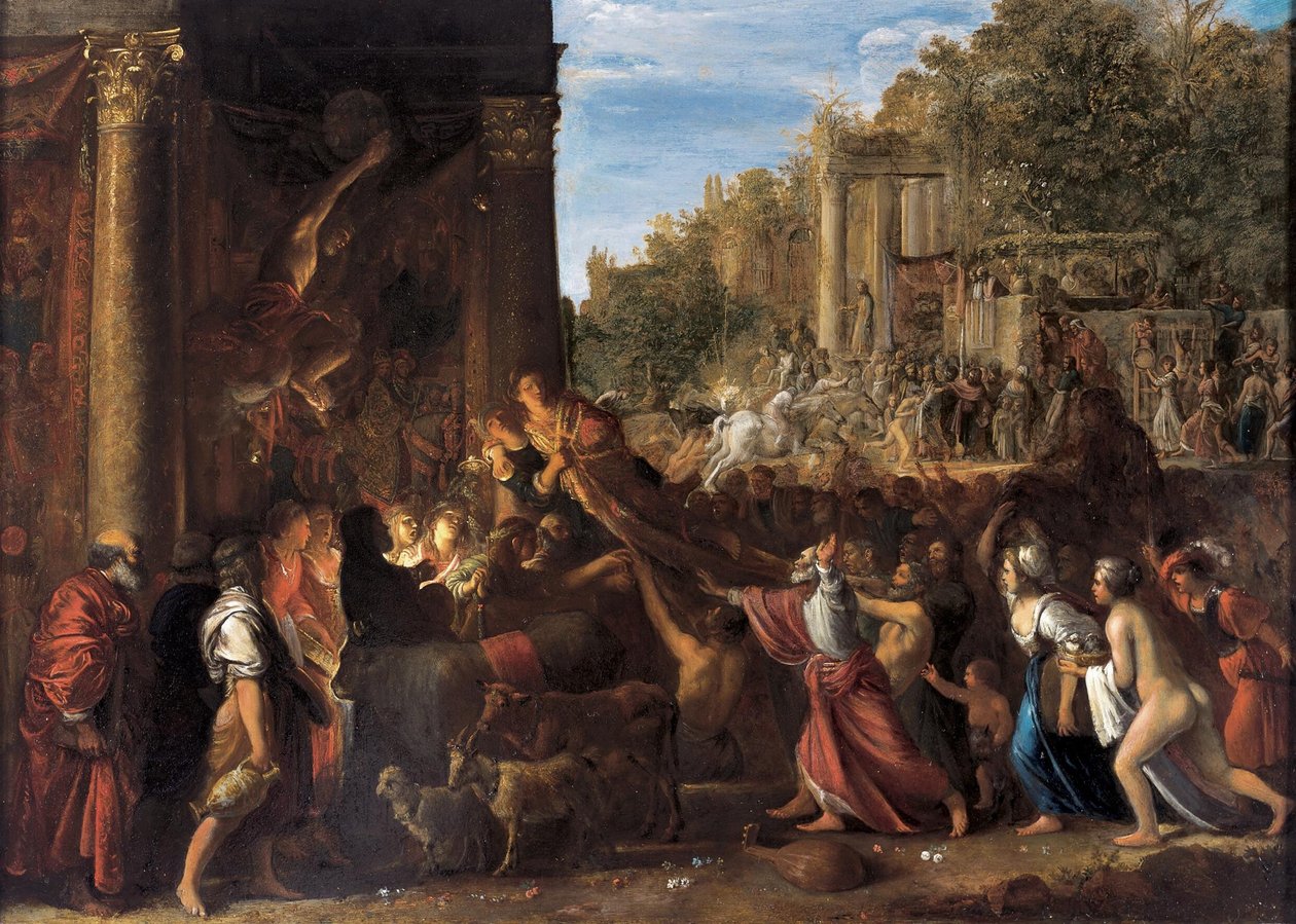 De tevredenen door Adam Elsheimer