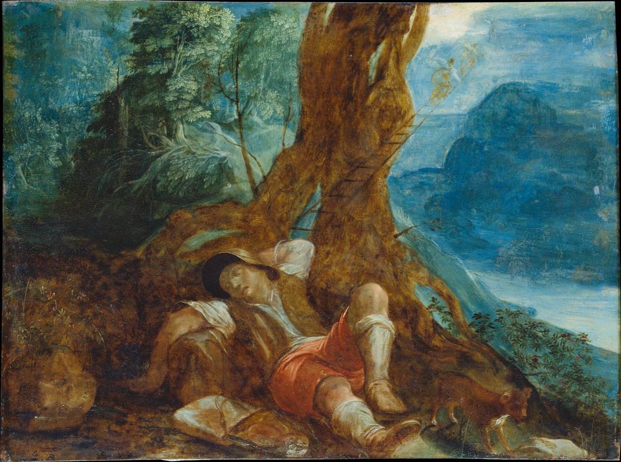 Jakobs droom door Adam Elsheimer