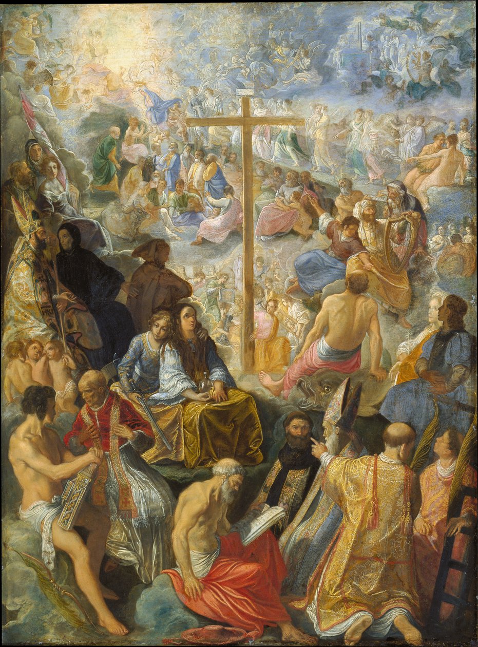 Het Frankfurtse altaarstuk van de Verheffing van het Ware Kruis door Adam Elsheimer
