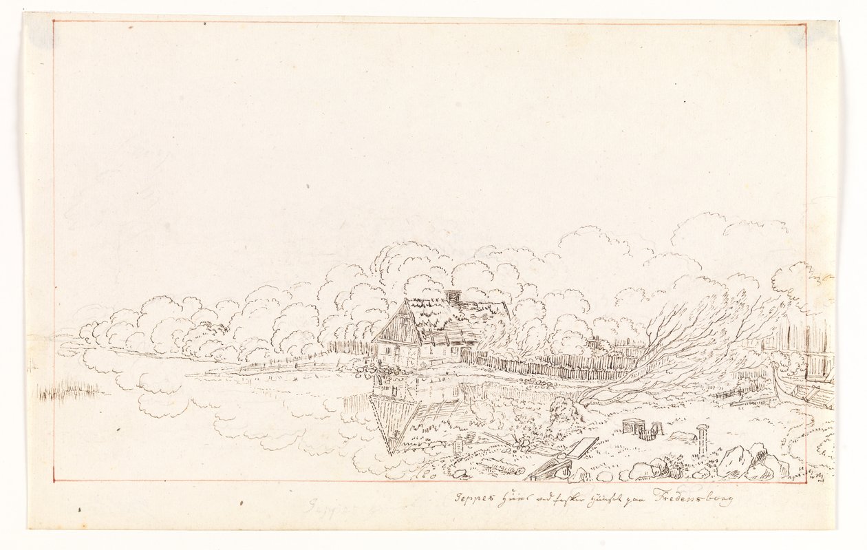 Jeppes Huis. Fredensborg door Adam Gottlob Gjelstrup