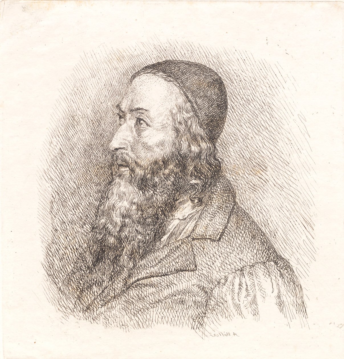 Rabbi Salomon Thurcorvitsch door Adam Müller