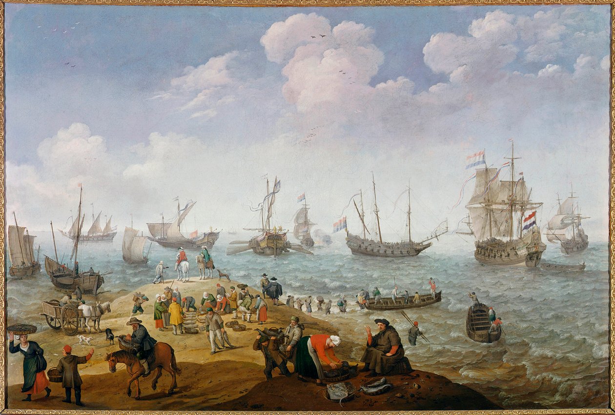 Visscène door Adam Willaerts