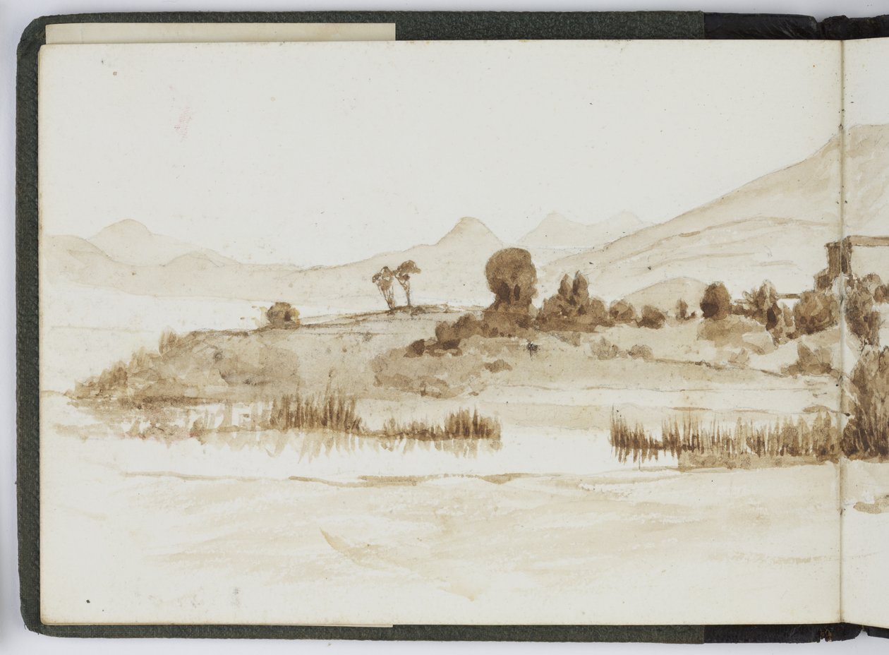 Schetsboek van aquarellen, Tekeningen en Notities, Mexico, 1896-1898 door Adela Breton