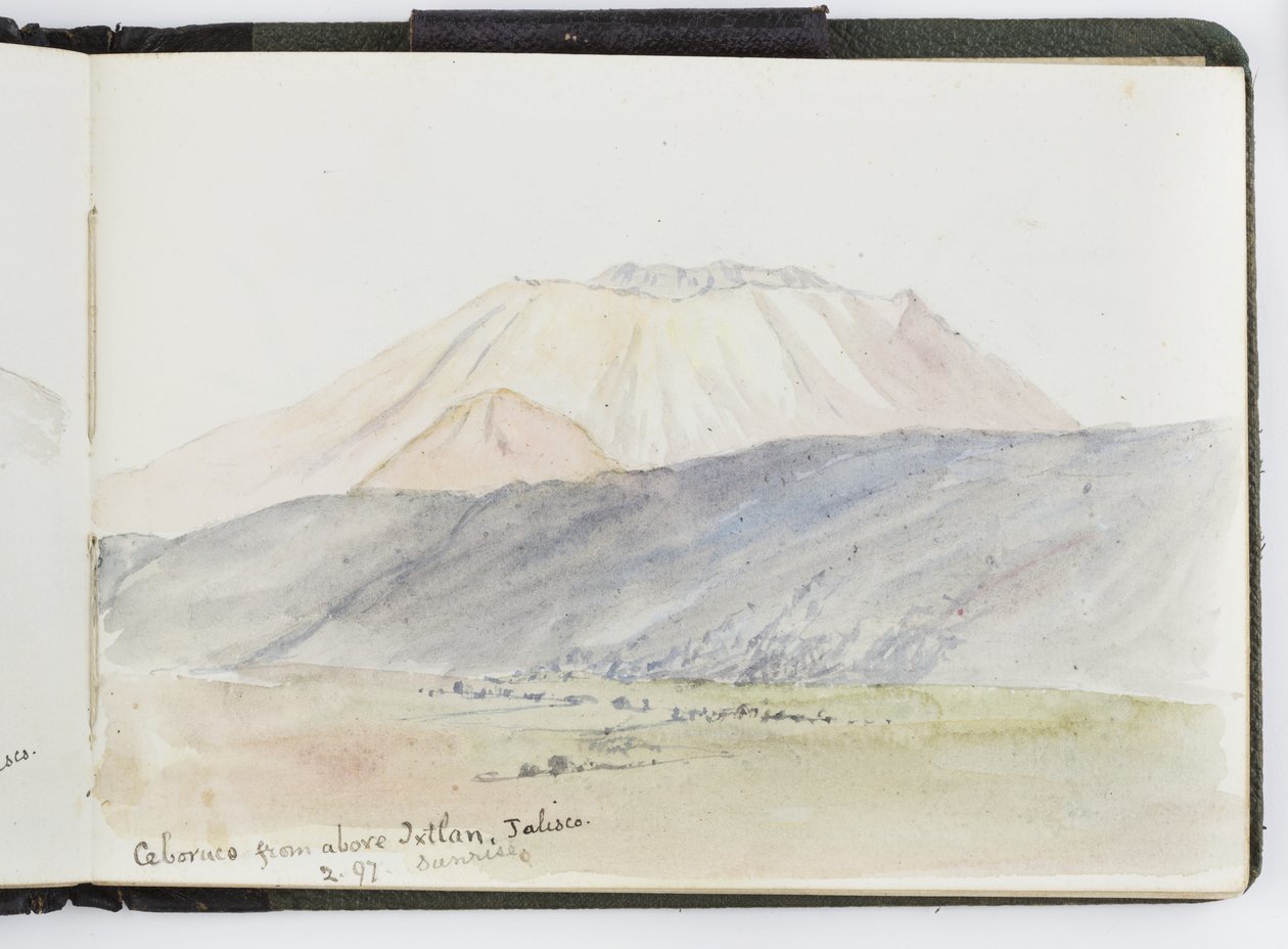 Schetsboek van aquarellen, Tekeningen en Notities, Mexico, 1896-1898 door Adela Breton