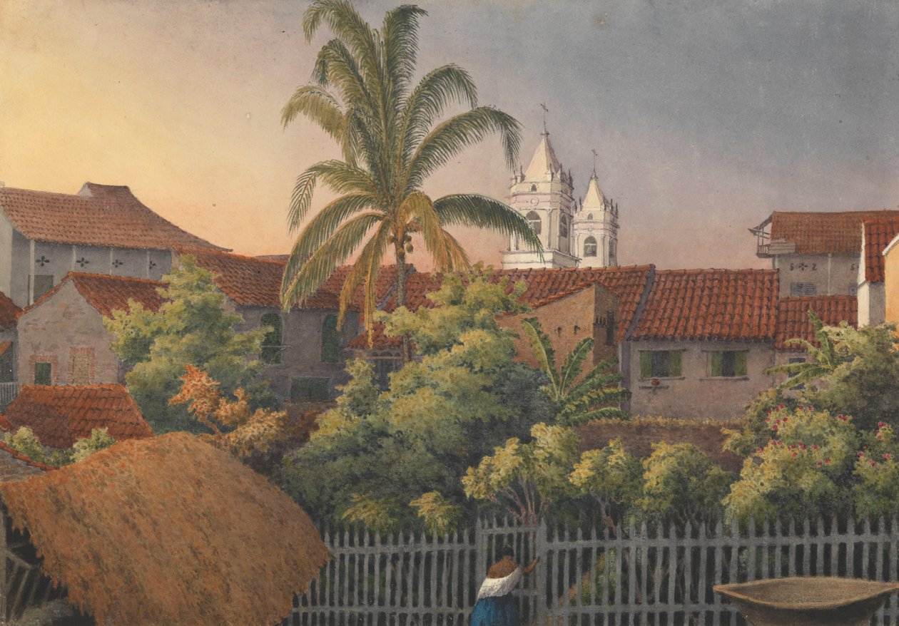 Vanuit een achterraam in Panama, 10 maart 1850 door Admiral Sir Edward Gennys Fanshawe
