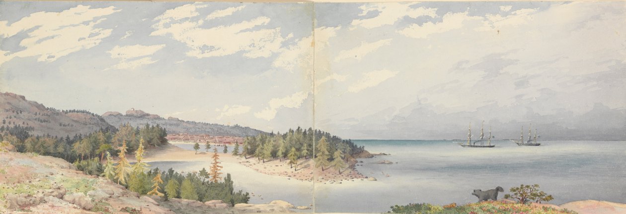 Hogland, 24 augustus 1855, Finland door Admiral Sir Edward Gennys Fanshawe