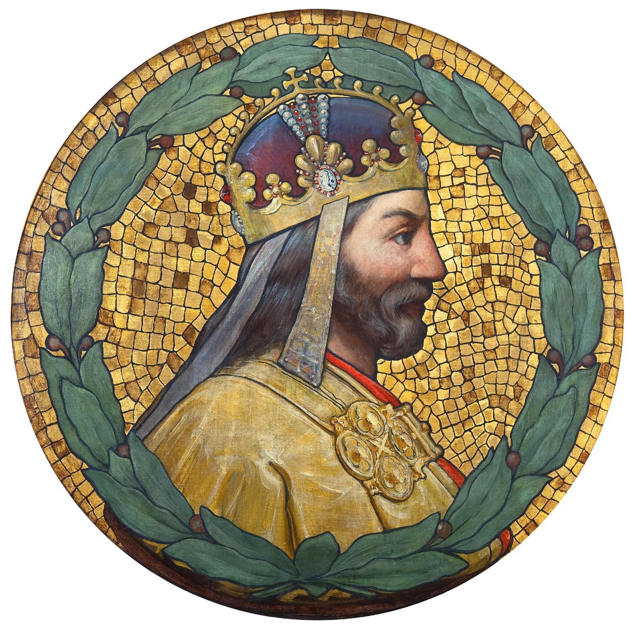Karel IV door Adolf Liebscher