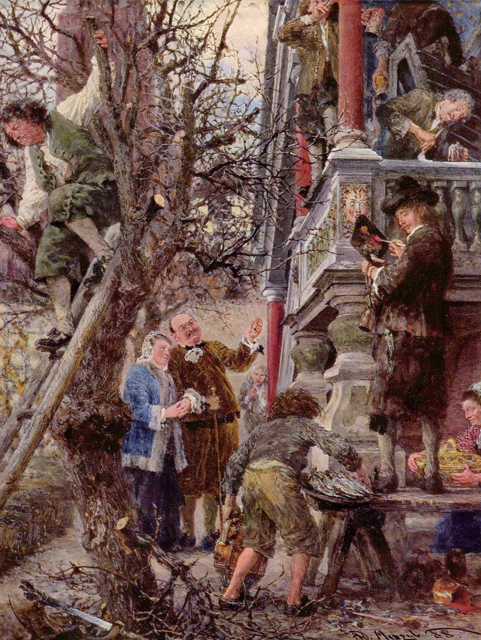 Beati Possidentes door Adolph Menzel