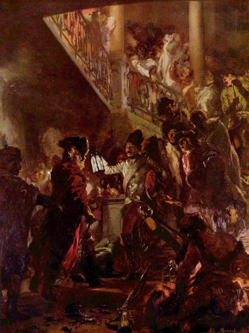 Goedenavond, heren door Adolph Menzel