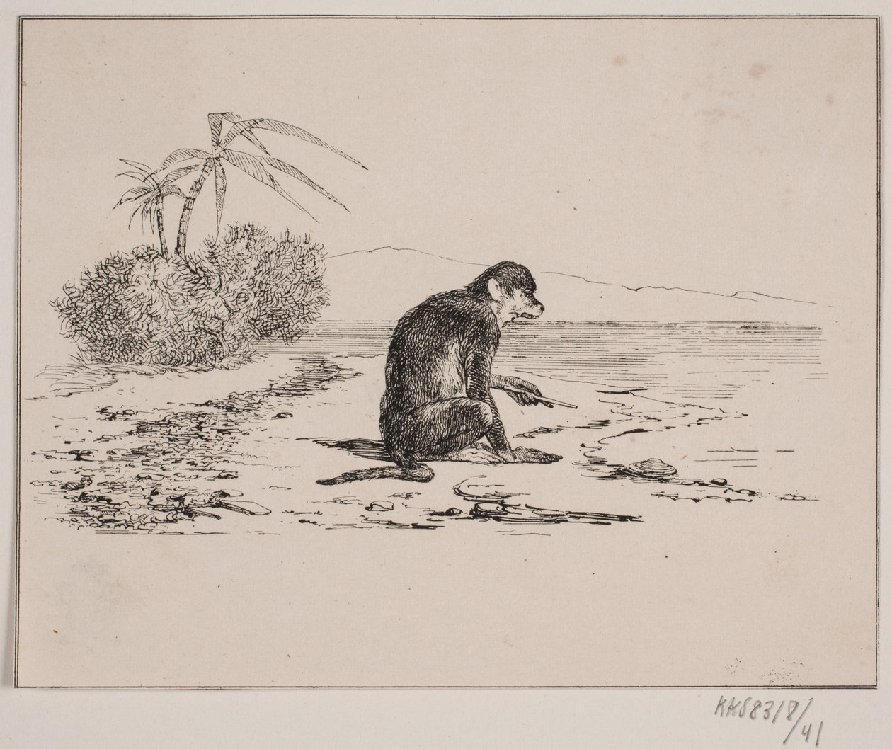 Abekatten door Johan Adolph Kittendorff