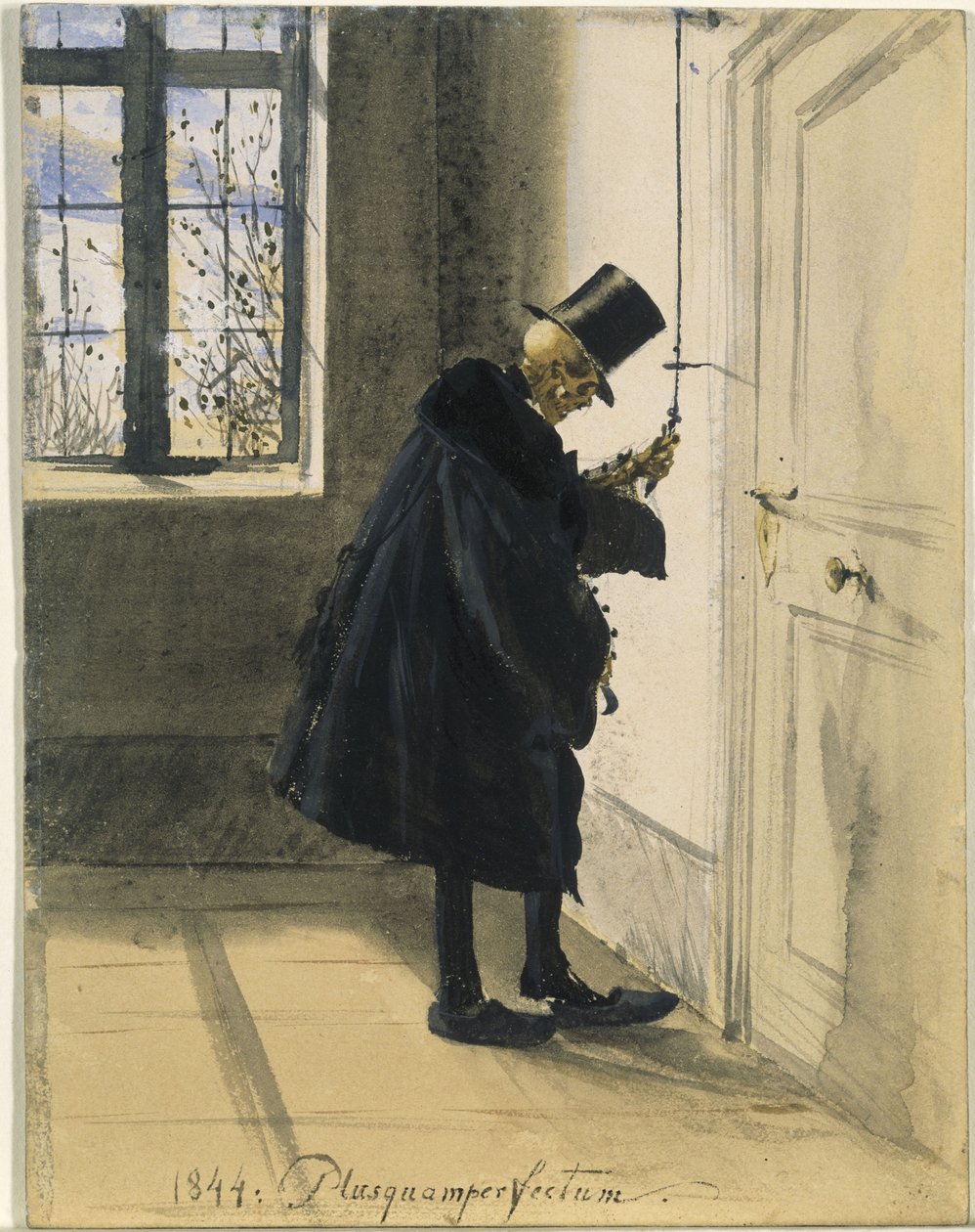 De dood als ongenode gast. 1844: voltooid verleden tijd door Adolph Menzel