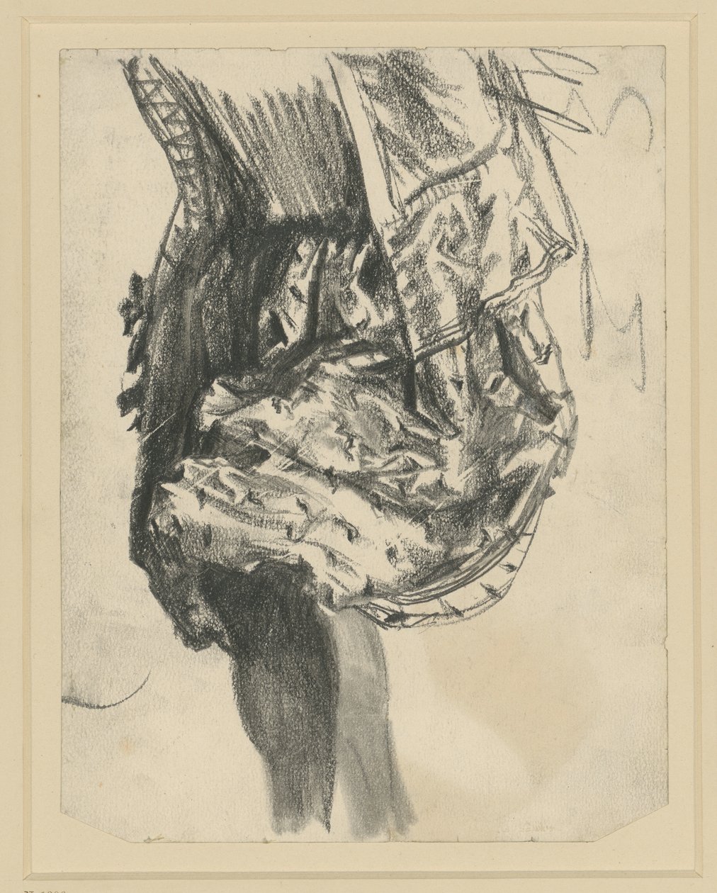 Model in het ceremoniële gewaad van keurvorst Johann Georg I van Saksen, Historisch Museum, Dresden door Adolph Menzel