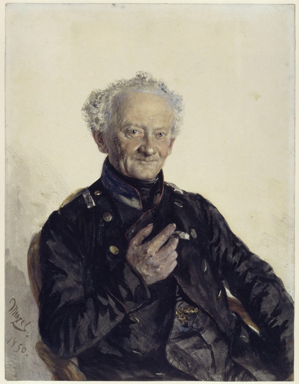 Hoofdarts Dr. Wilhelm Puhlmann door Adolph Menzel