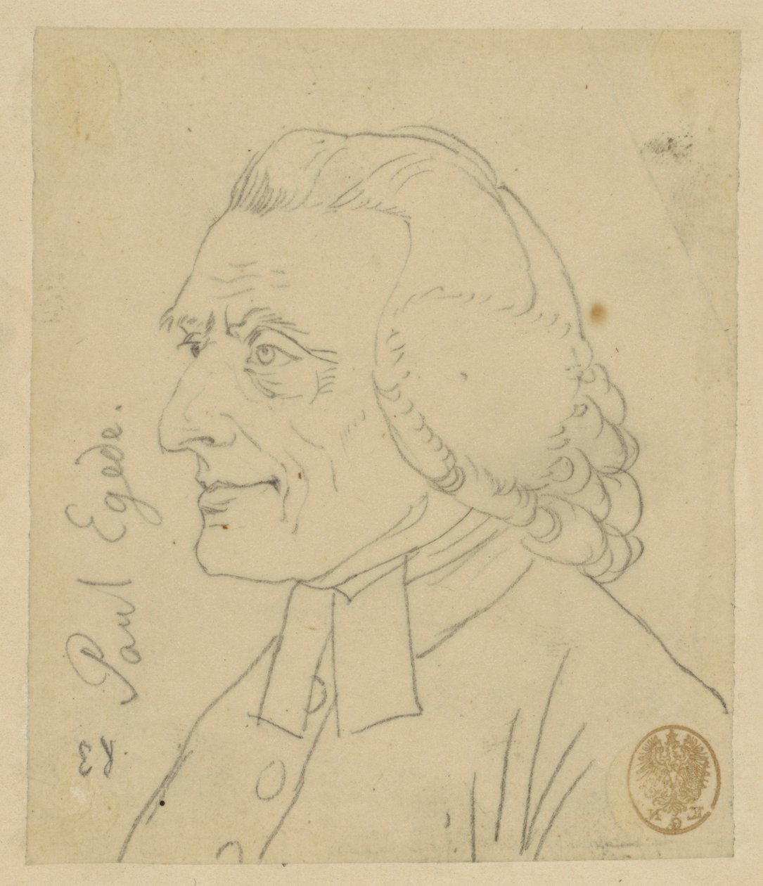 Paul Egede. Predikant door Adolph Menzel