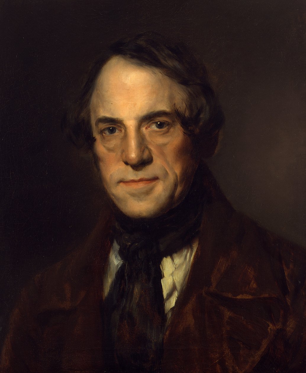 Portret van Carl Heinrich Arnold door Adolph Menzel