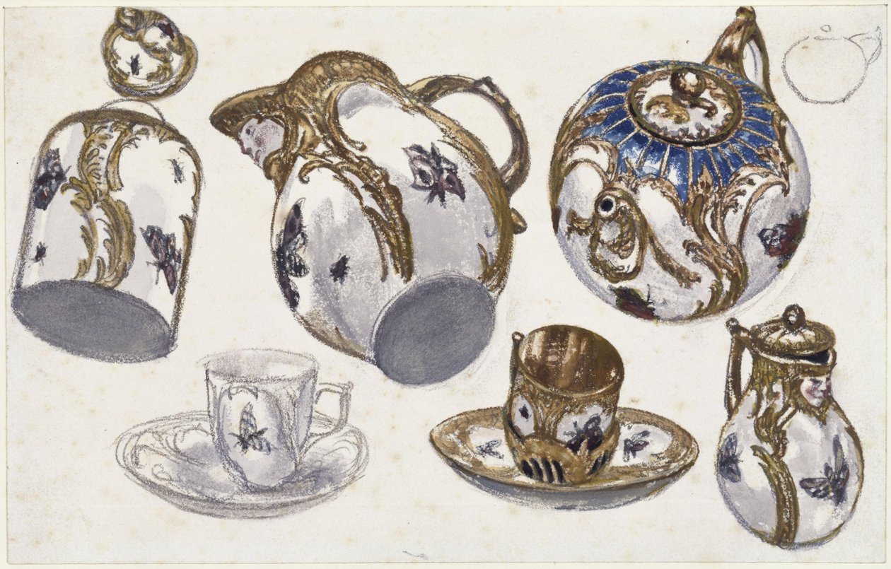 Tafelservies uit de tijd van Frederik II door Adolph Menzel