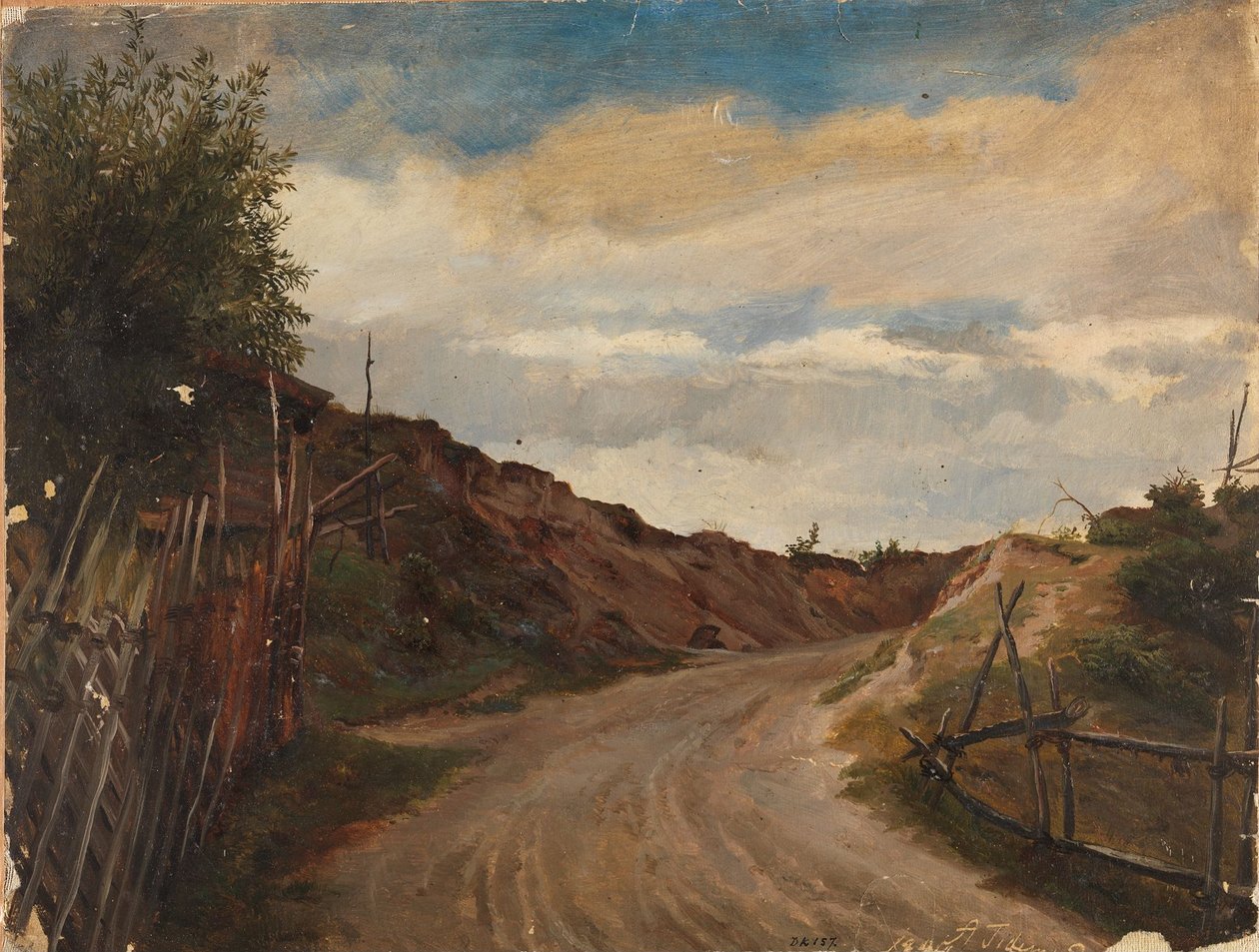 Landweg door Adolph Tidemand