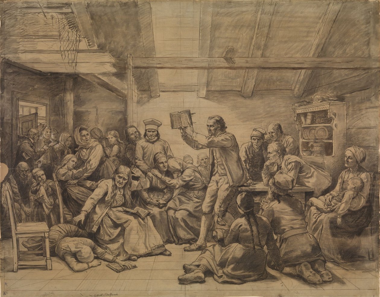 De fanatici door Adolph Tidemand