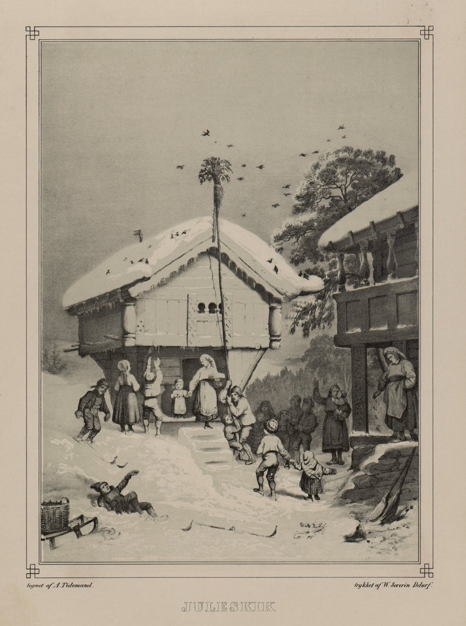 Illustratie uit het boek Noorwegen voorgesteld in tekeningen van Asbjørnsen, P.Chr. en uitgegeven door Chr. Tønsberg (no, 1848) door Adolph Tidemand