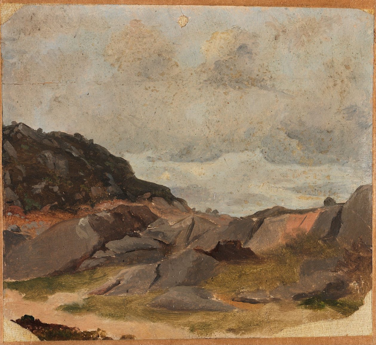 Landschapsstudie door Adolph Tidemand