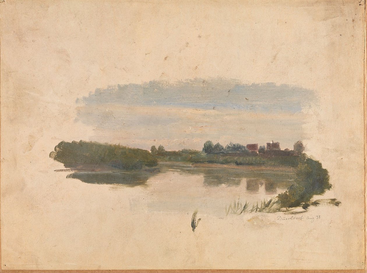Landschapsstudie door Adolph Tidemand
