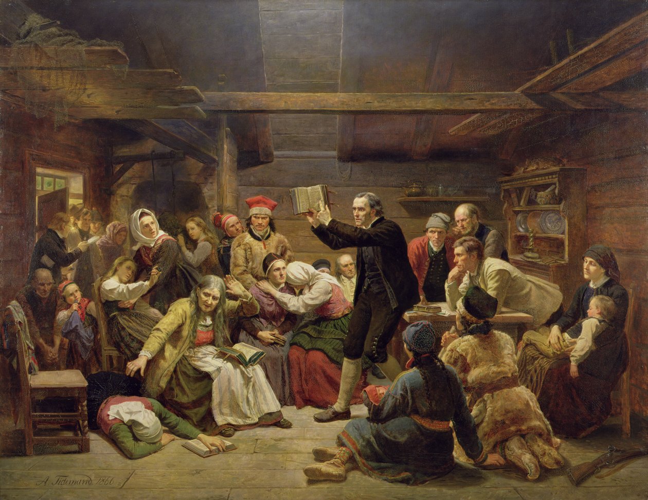 De Fanatici door Adolph Tidemand