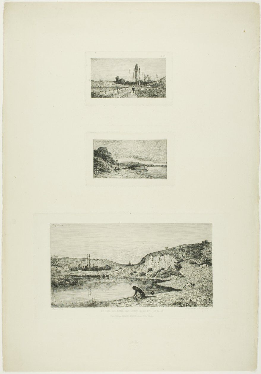 Een Klif in de Parochie van Rix door Adolphe Appian