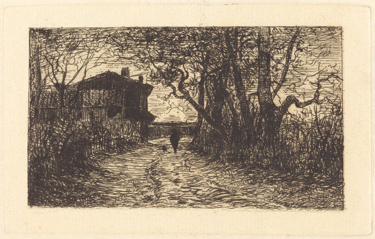 Bij Gorge de Loup door Adolphe Appian