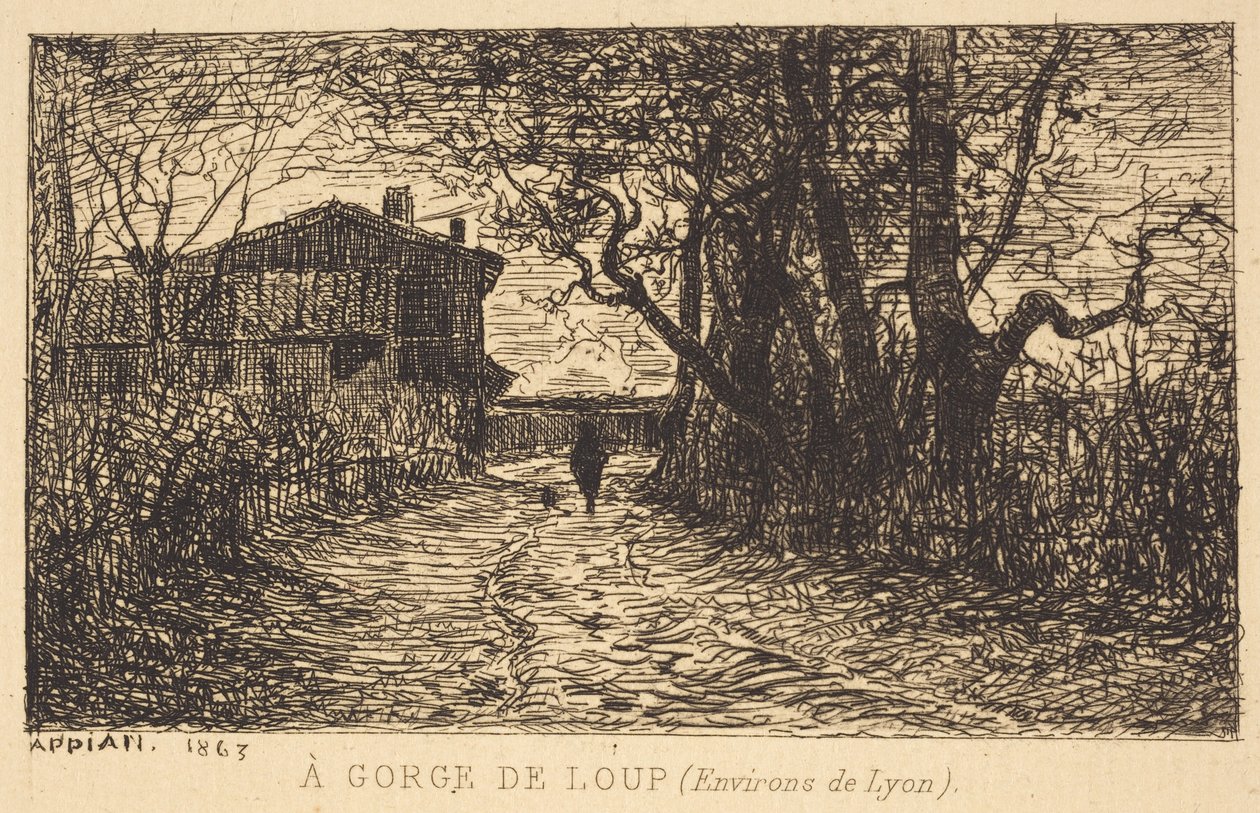 Een kloof bij Loup door Adolphe Appian