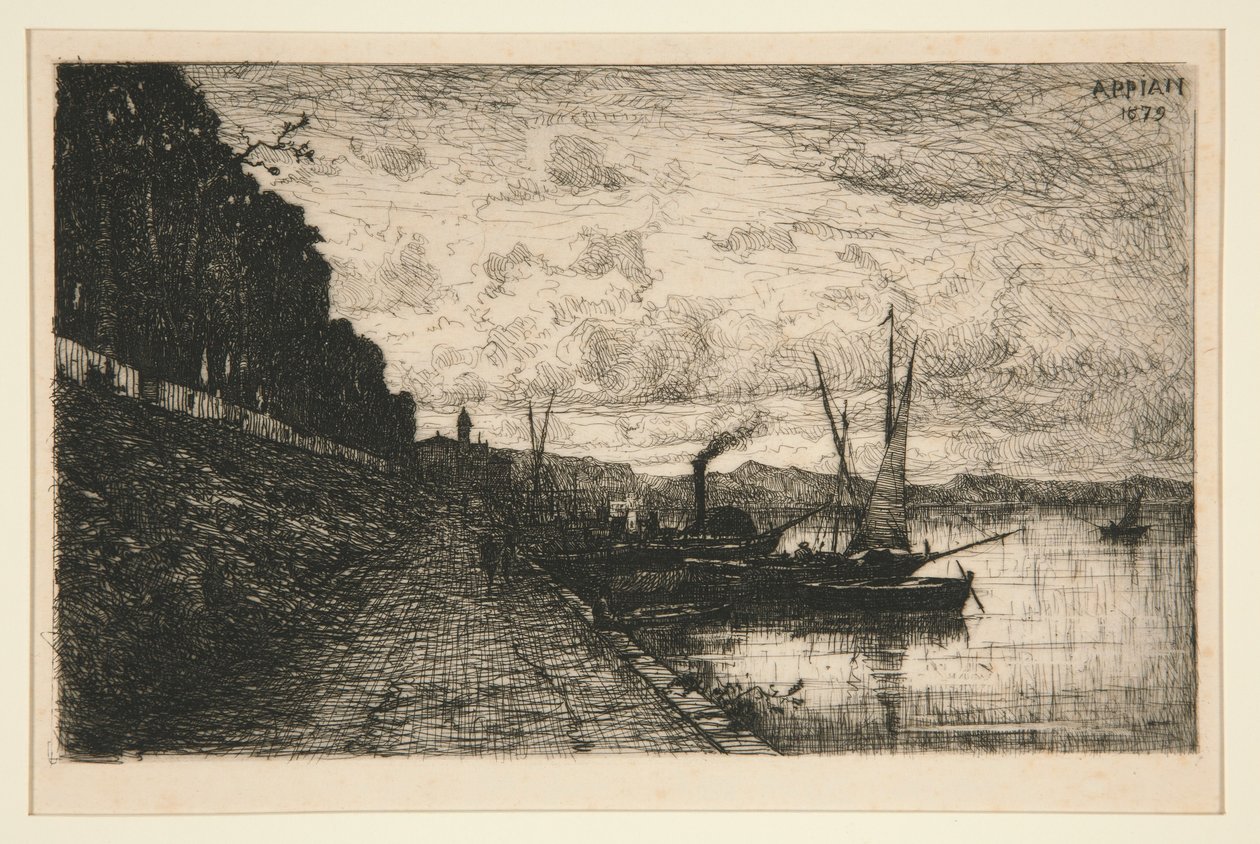 Omgeving van Lyon door Adolphe Appian