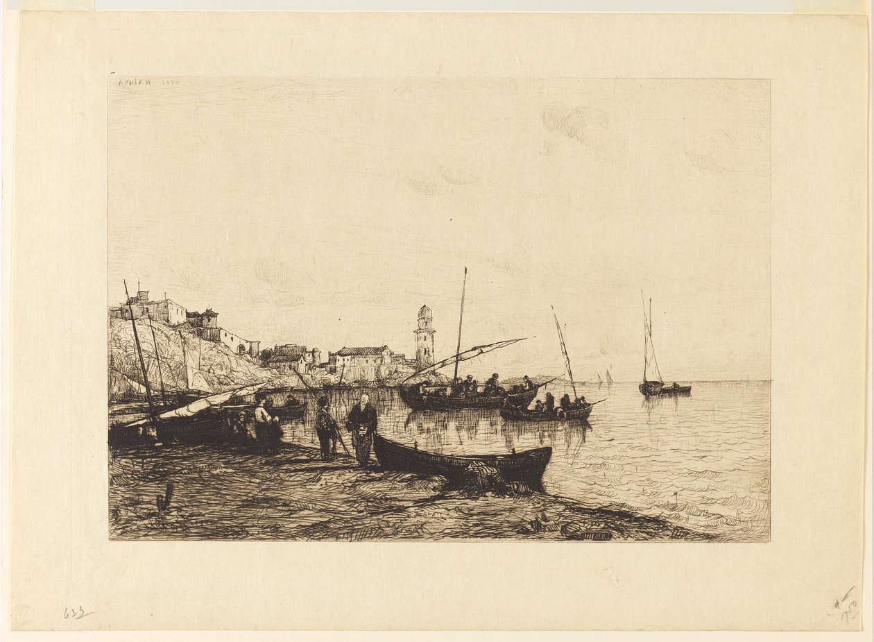 De haven van San Remo door Adolphe Appian