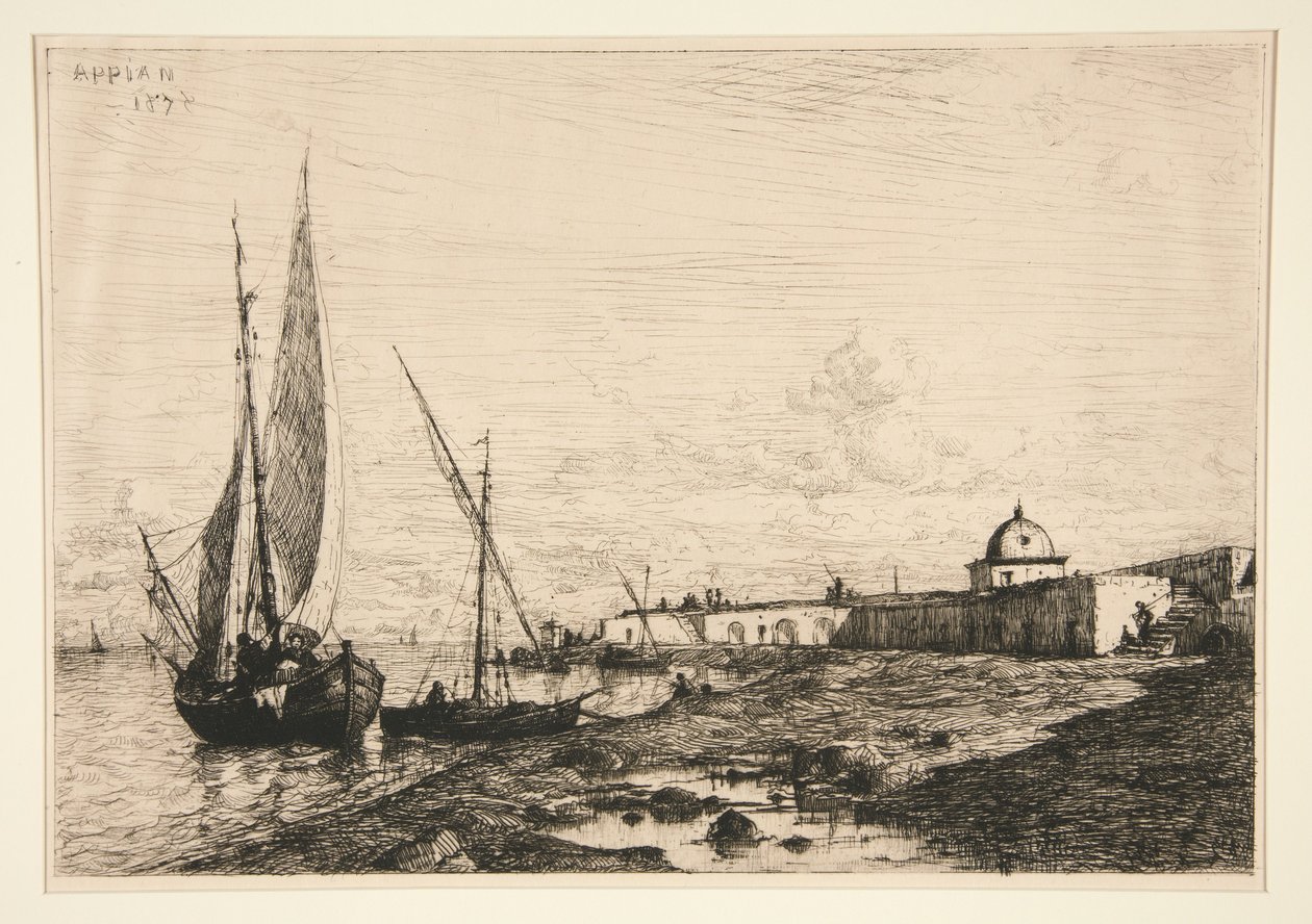 De haven van San Remo door Adolphe Appian