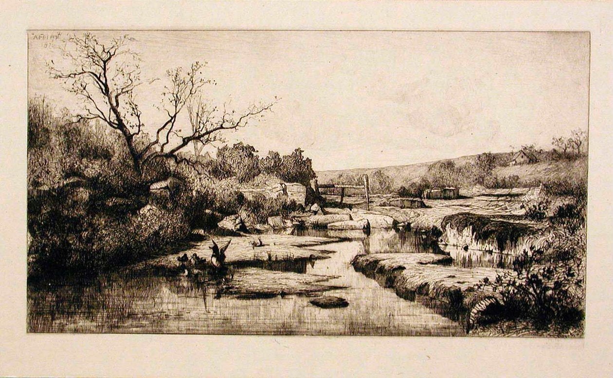 De bronnen van de Albarine (Ain) door Adolphe Appian