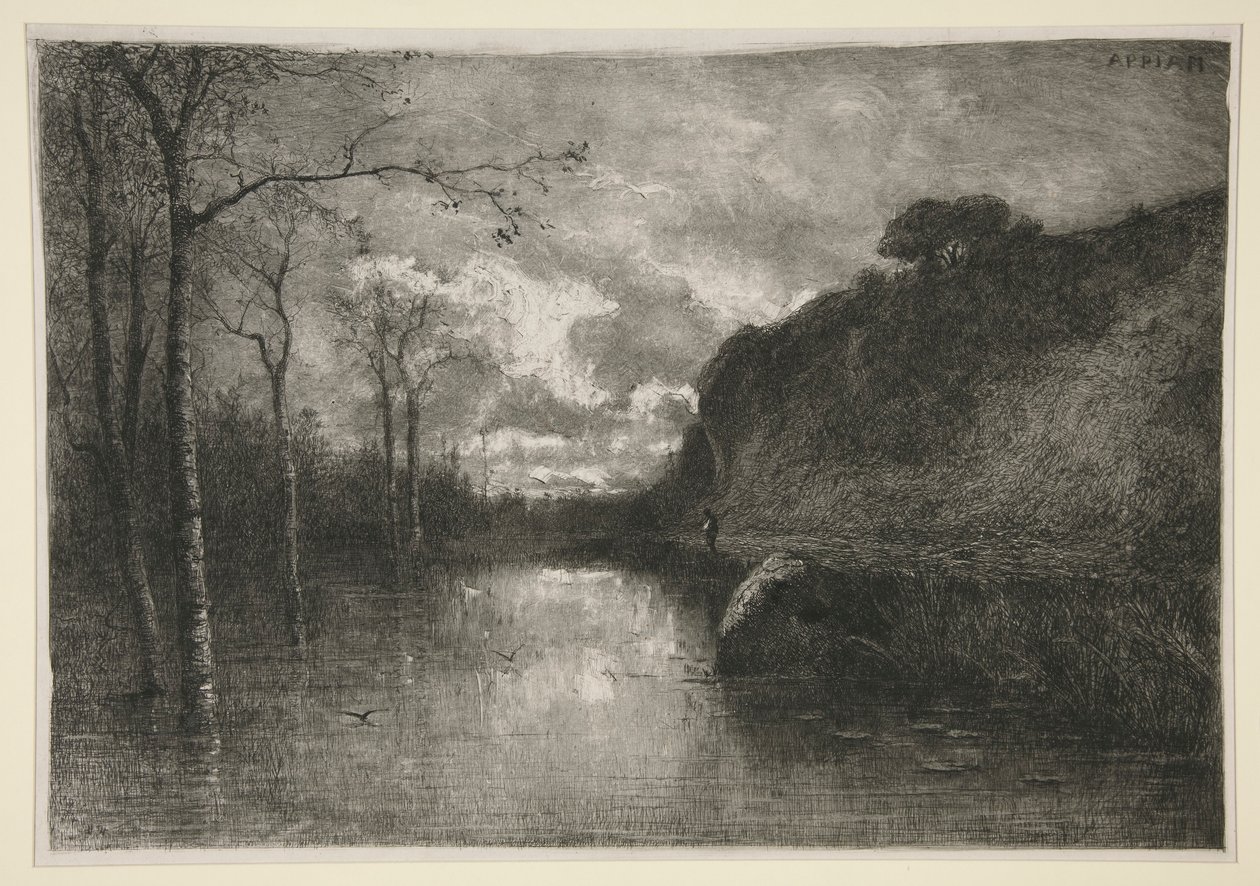 Pool (?) door Adolphe Appian