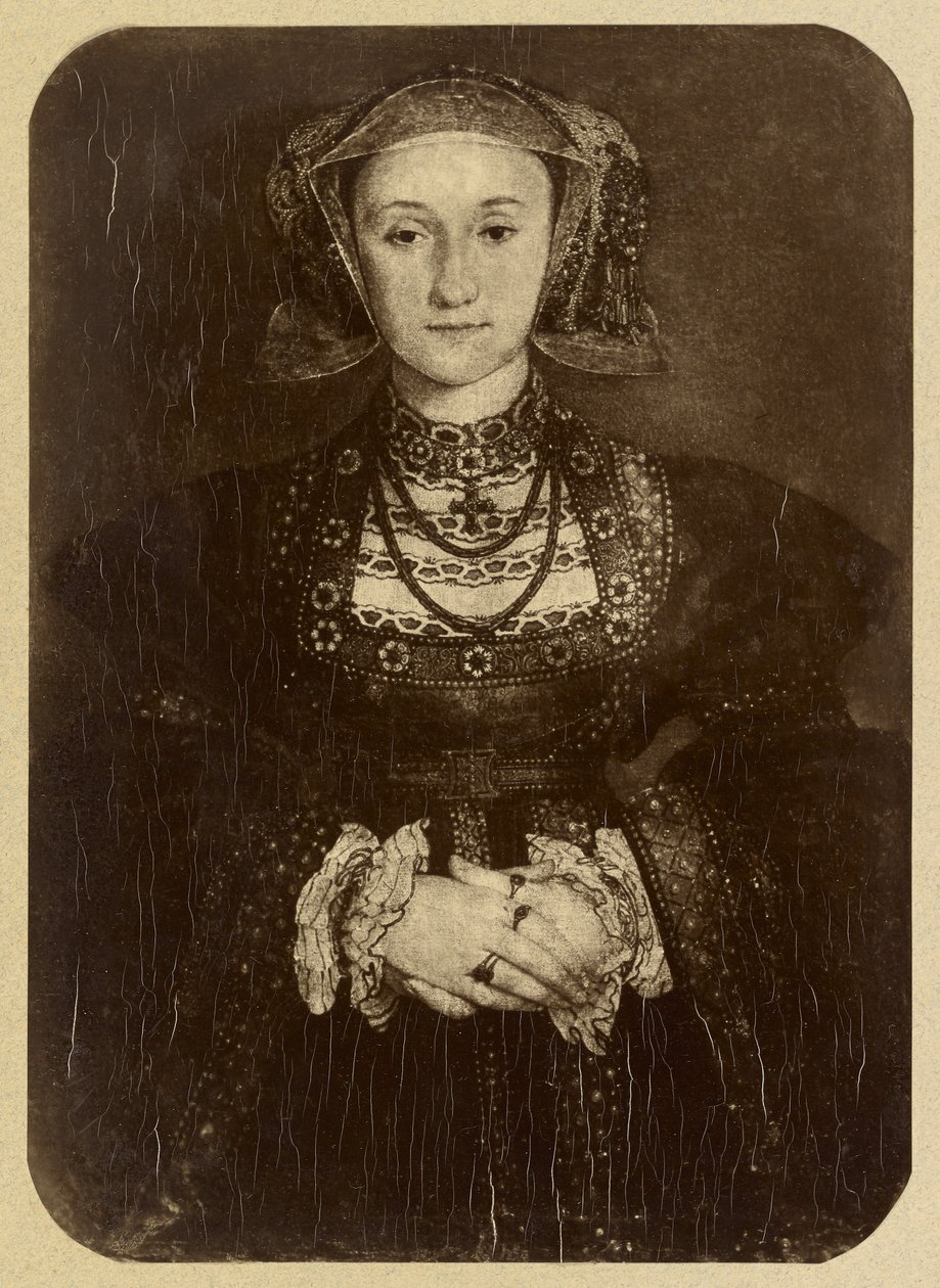 [De vrouw van Hendrik VIII door Hans Holbein, Musée du Louvre] door Adolphe Braun