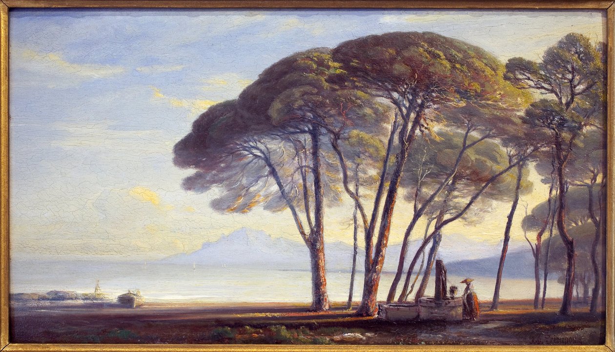 Het eigendom in Juan Les Pins door Adolphe Fioupou