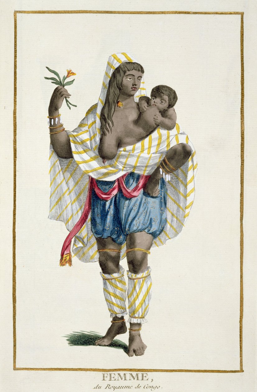 Een vrouw uit Congo, uit 