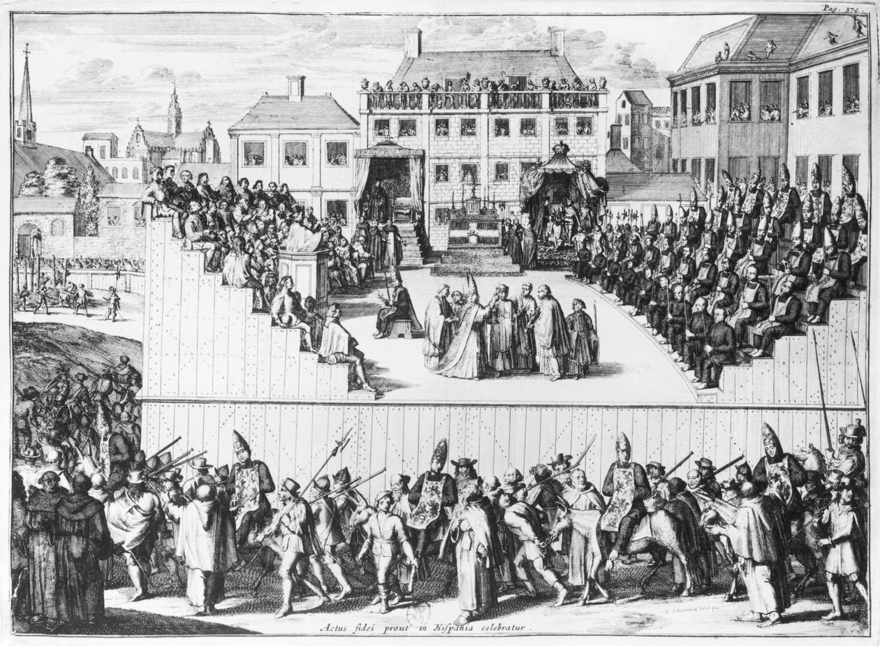 Inquisitieproces in Spanje door Adriaan Schoonebeek