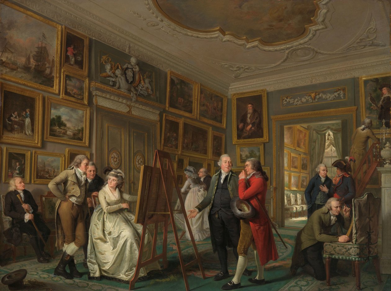 De kunstgalerij van Jan Gildemeester Jansz door Adriaan de Lelie