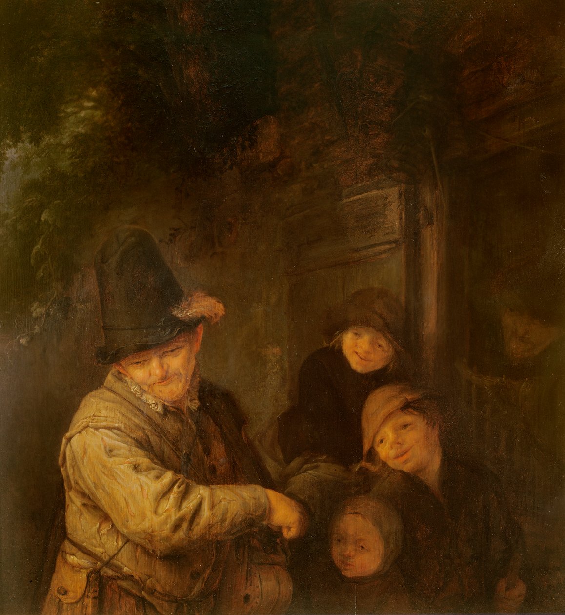 De rondreizende muzikant, 17e eeuw door Adriaen Jansz. van Ostade