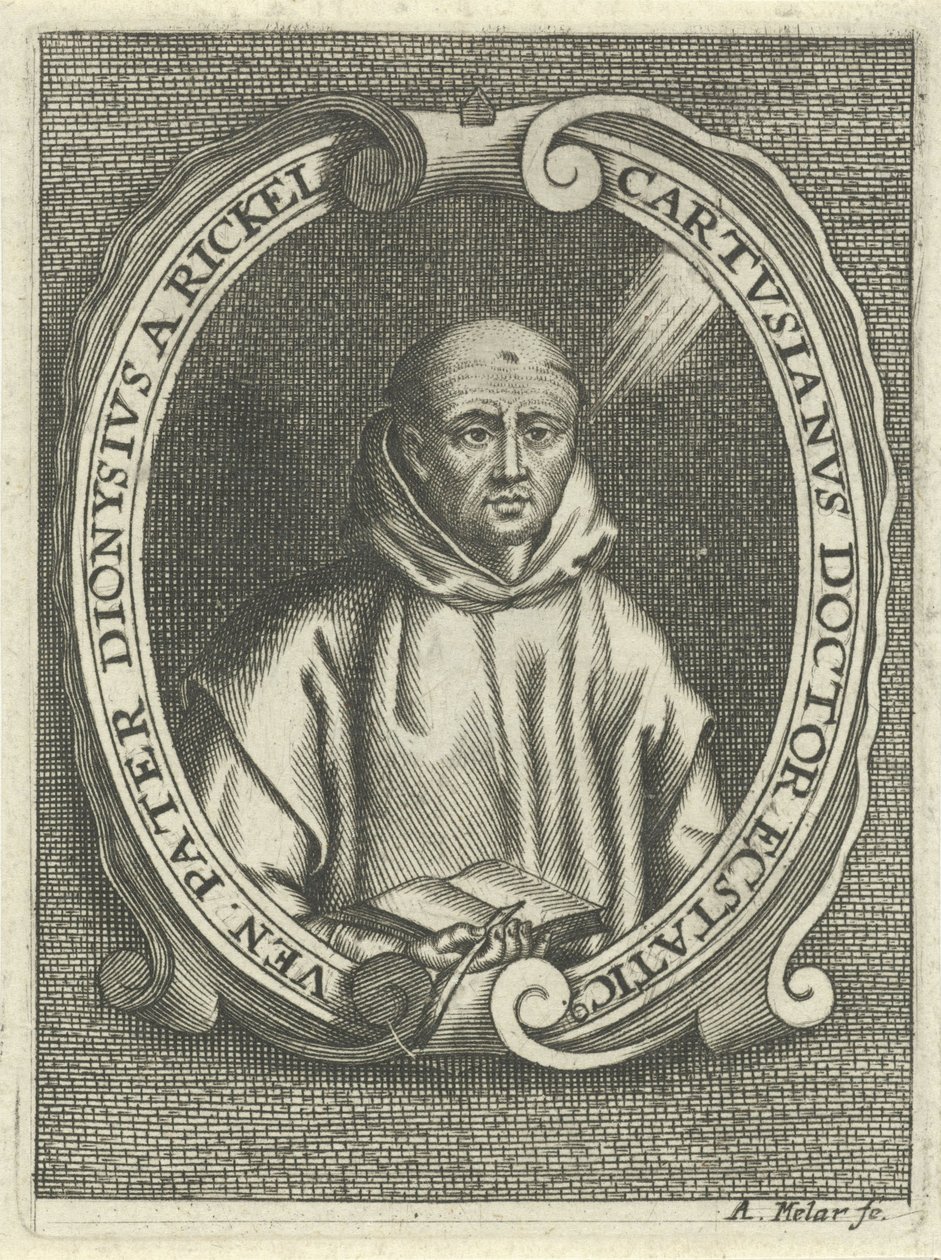 Portret van Denis de Kartuizer door Adriaen Millaert