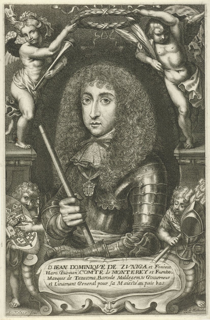 Portret van Juan Domingo de Zuñiga y Fonseca door Adriaen Millaert