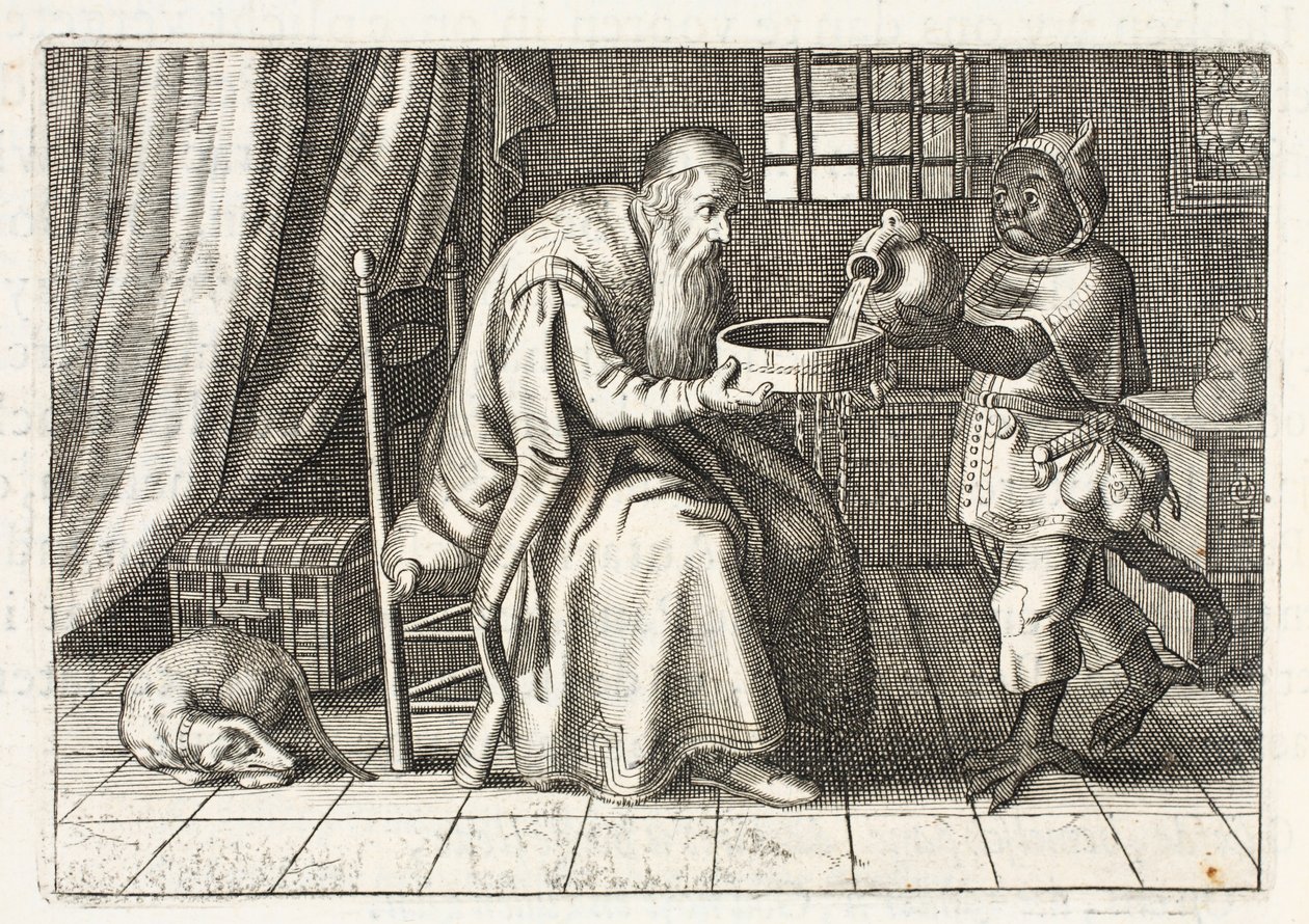 Een rijke man, illustratie uit 