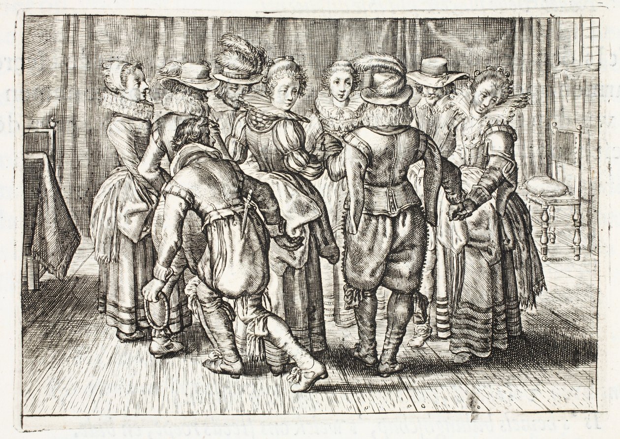 Dansen, illustratie uit 