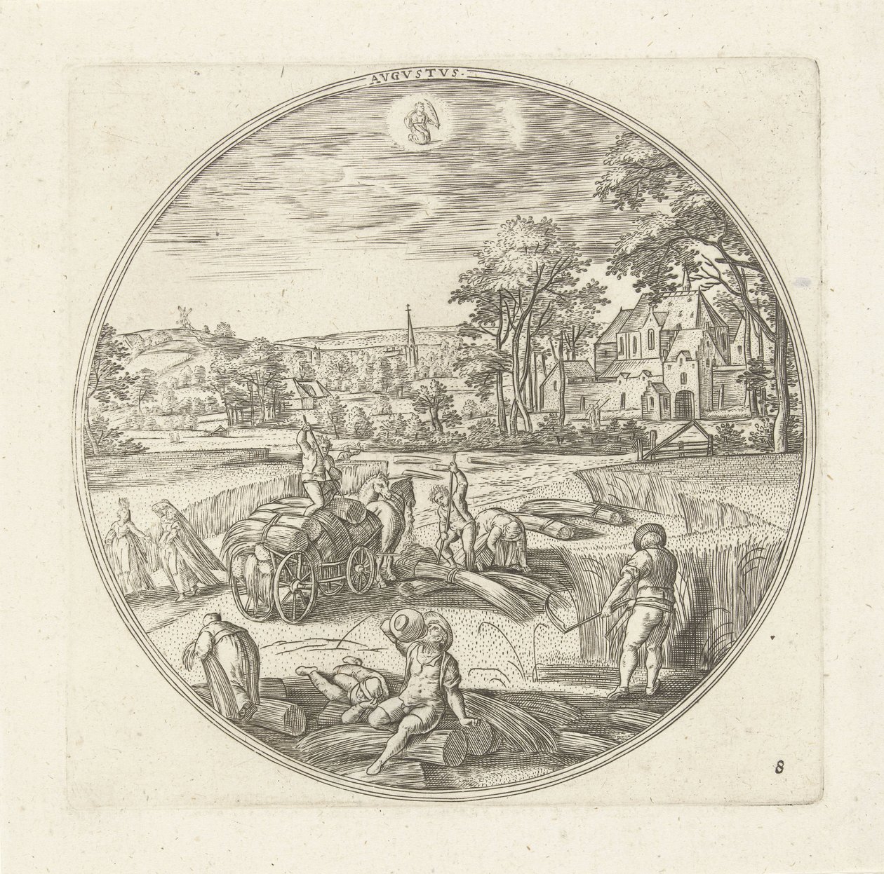 Augustus door Adriaen Collaert
